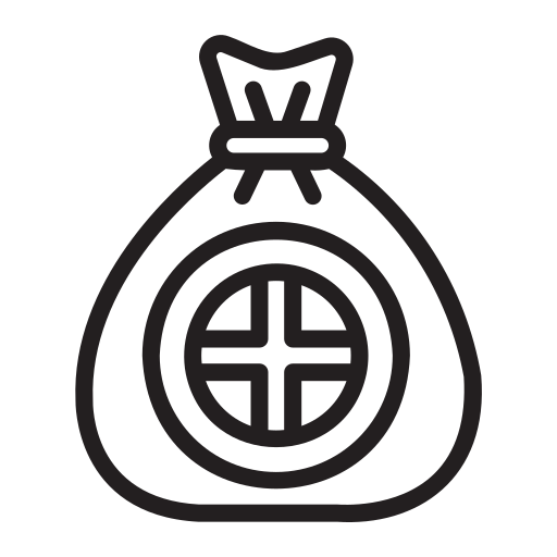 Money bag Generic Detailed Outline icon