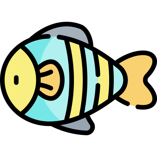 Fish Kawaii Lineal color icon