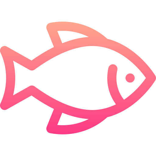 poisson Basic Gradient Lineal color Icône