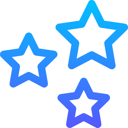 Звезды Basic Gradient Lineal color иконка
