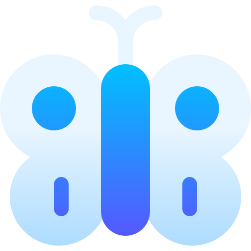 Butterfly Basic Gradient Gradient icon