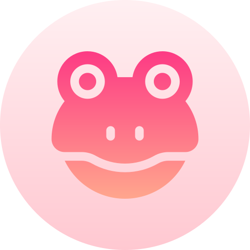 Żaba Basic Gradient Circular ikona