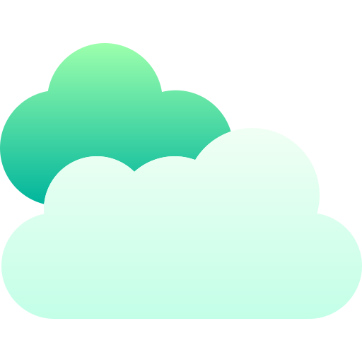 des nuages Basic Gradient Gradient Icône