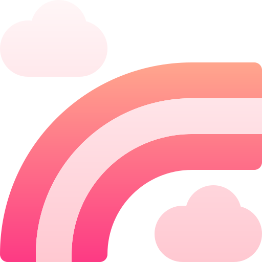 arcoíris Basic Gradient Gradient icono