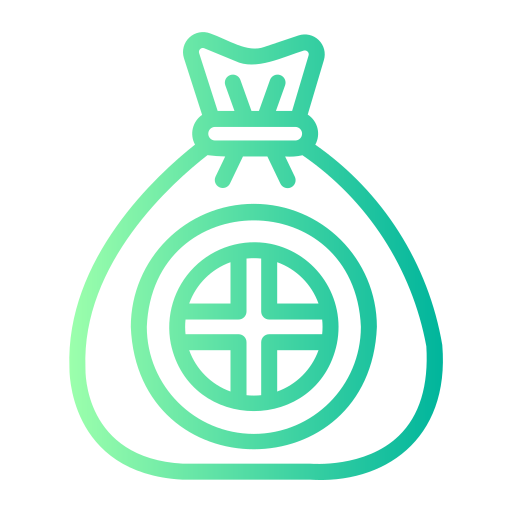 Money bag Generic Gradient icon