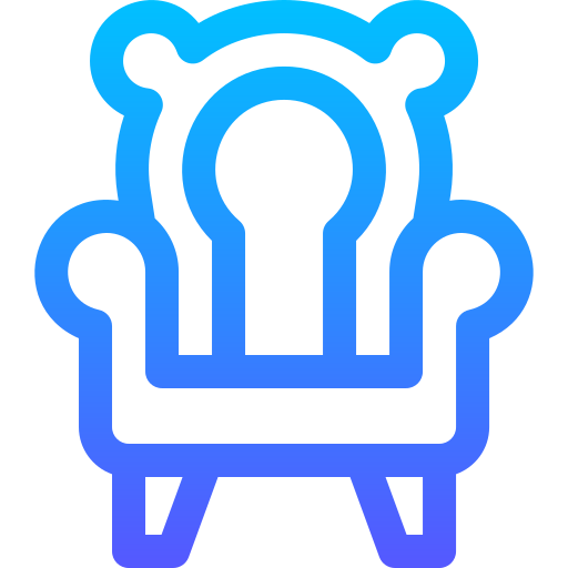 trono Basic Gradient Lineal color icono