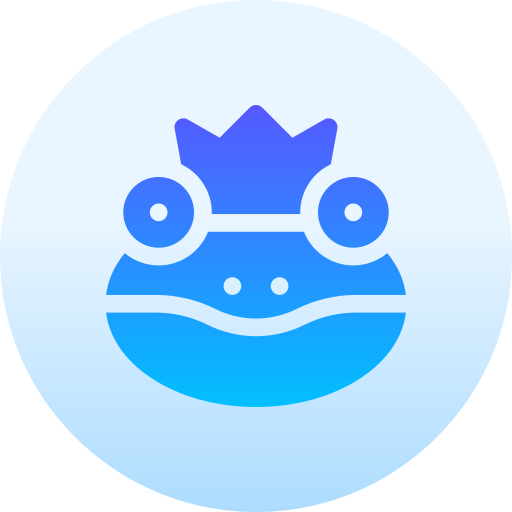 Żaba Basic Gradient Circular ikona