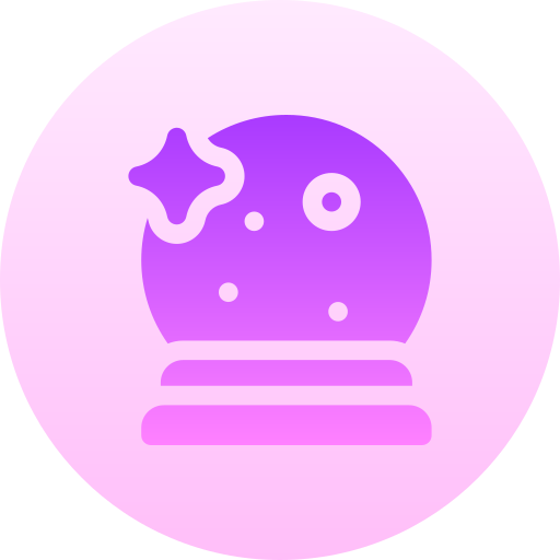 水晶球 Basic Gradient Circular icon