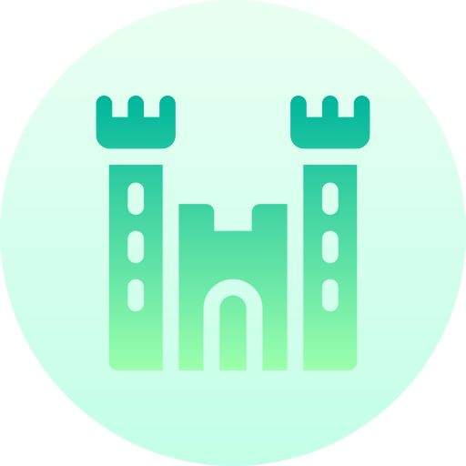 kasteel Basic Gradient Circular icoon