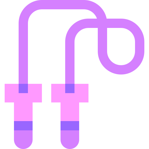 Jumping rope Basic Sheer Flat icon