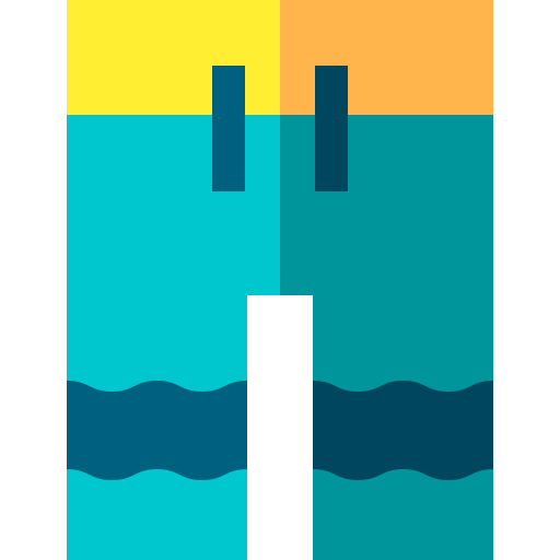 Swimwear Basic Straight Flat icon