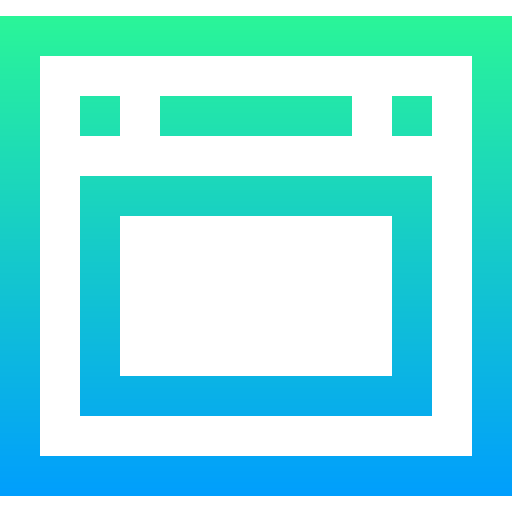 Oven Super Basic Straight Gradient icon