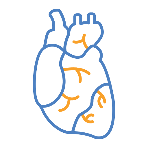 Сердце Generic Outline Color иконка