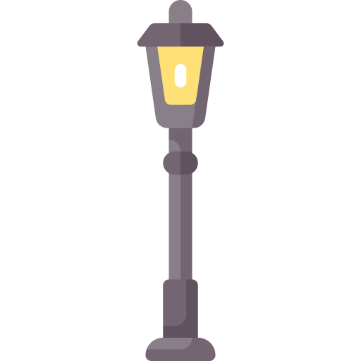 straatlamp Special Flat icoon