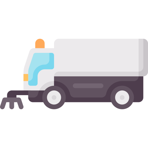 Street sweeper Special Flat icon