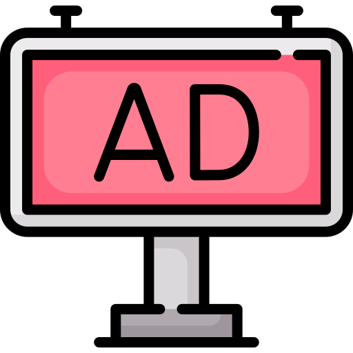 Рекламный щит Special Lineal color иконка