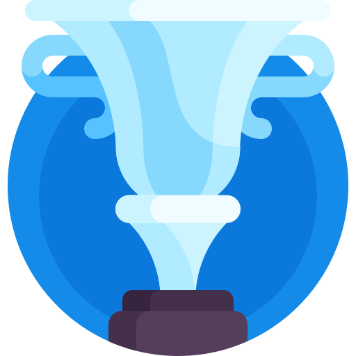 trofeo Detailed Flat Circular Flat icono
