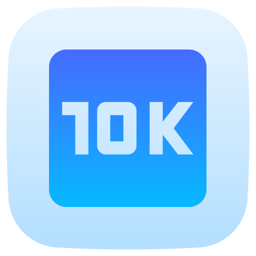 10k Generic Flat Gradient icon