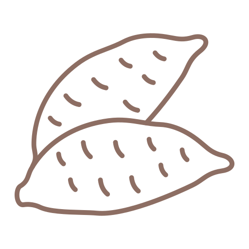 słodki ziemniak Generic Simple Colors ikona