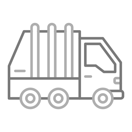 Garbage truck Generic Grey icon