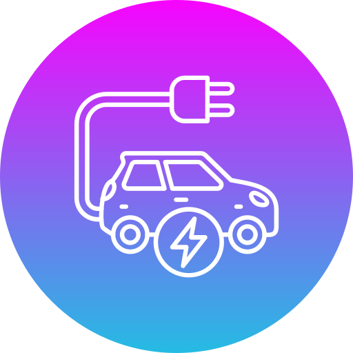 Electric car Generic Flat Gradient icon