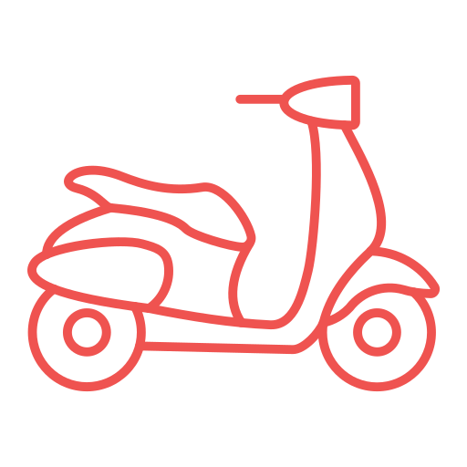 scooter Generic Simple Colors icoon