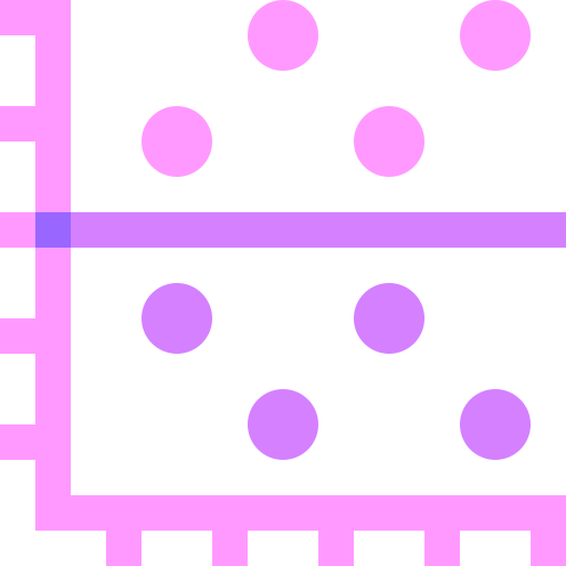 streudiagramm Basic Sheer Flat icon