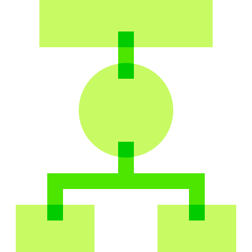 hierarchische struktur Basic Sheer Flat icon