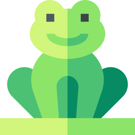 Frog Basic Straight Flat icon