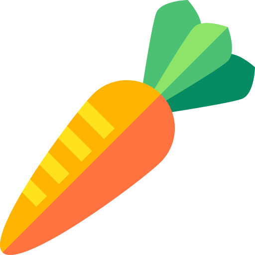 Carrot Basic Straight Flat icon