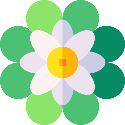 Flower Basic Straight Flat icon