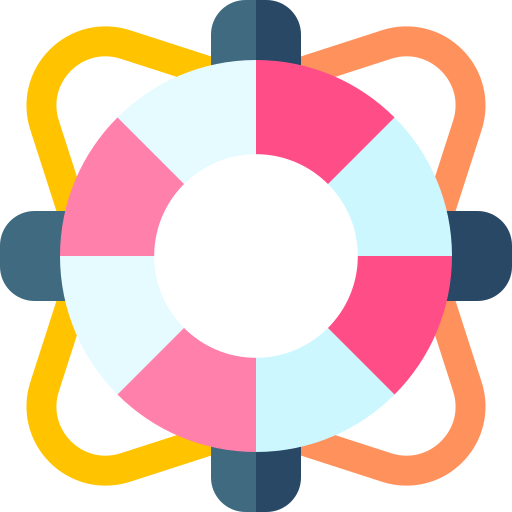 구명 부표 Basic Rounded Flat icon