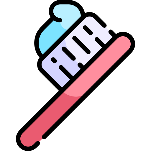 Toothbrush Kawaii Lineal color icon