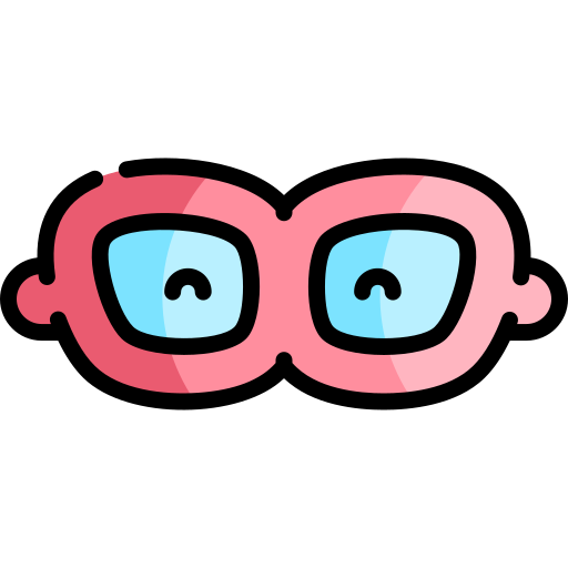 brille Kawaii Lineal color icon