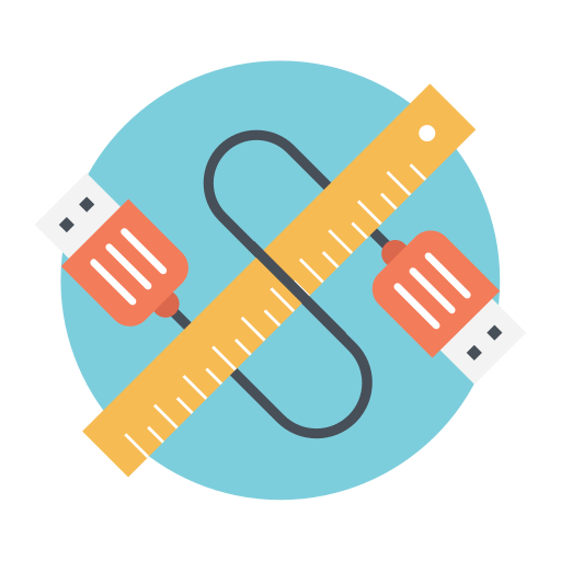 Data cable Generic Flat icon