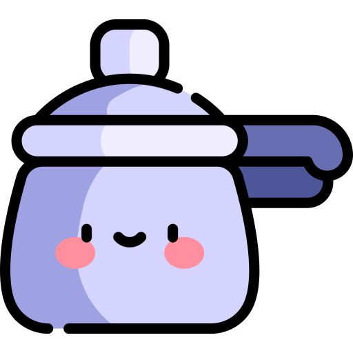 Pressure cooker Kawaii Lineal color icon