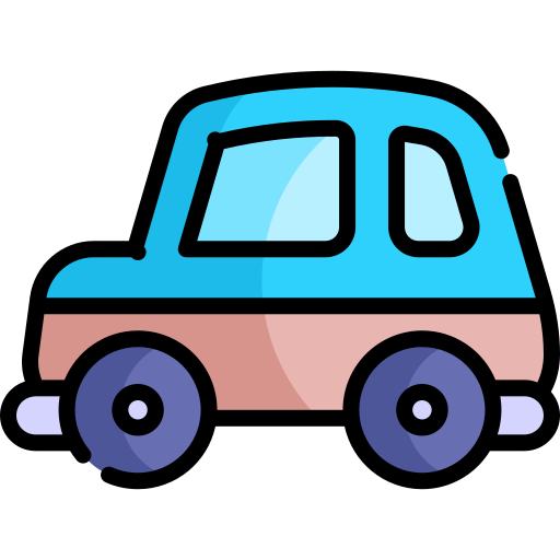 Car Kawaii Lineal color icon