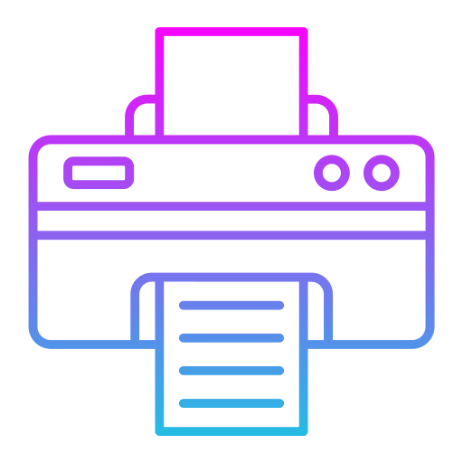 printer Generic Gradient icoon