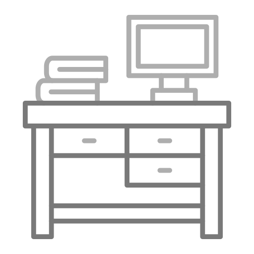 scrivania Generic Grey icona