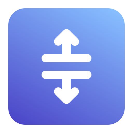Height Generic Blue icon