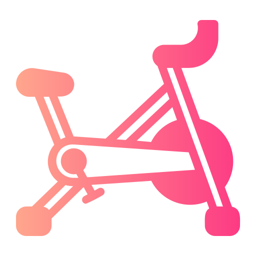 stilstaande fiets Generic Flat Gradient icoon