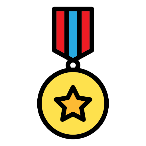 medaglia Generic Outline Color icona
