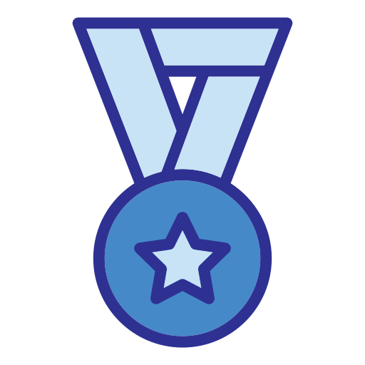 medalla Generic Blue icono