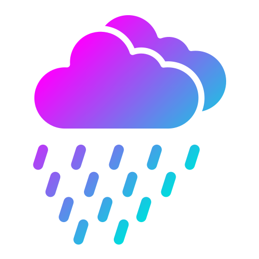 lluvia Generic Flat Gradient icono