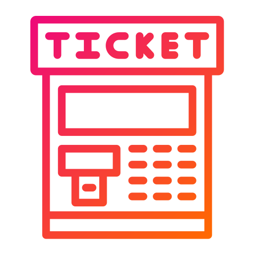 Автомат по продаже билетов Generic Gradient иконка