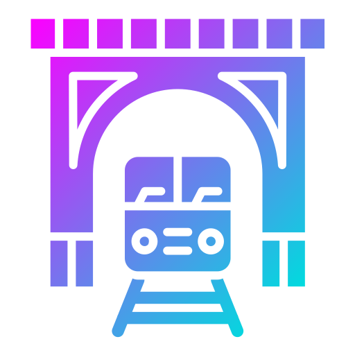 トンネル Generic Flat Gradient icon