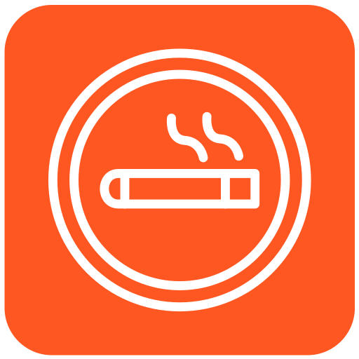 Área de fumadores Generic Flat icono