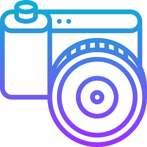 カメラ Meticulous Gradient icon