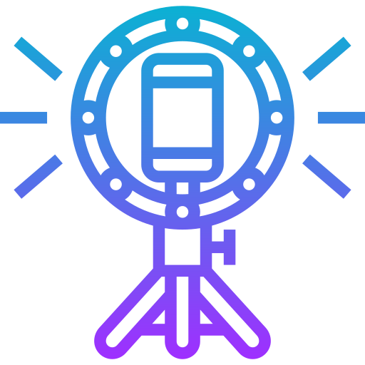 anillo de luz Meticulous Gradient icono