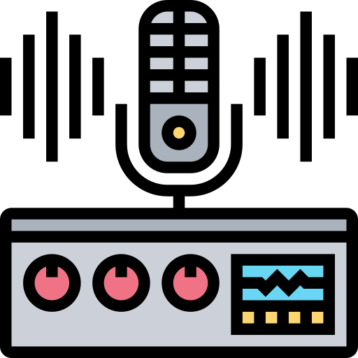 Voice recorder Meticulous Lineal Color icon